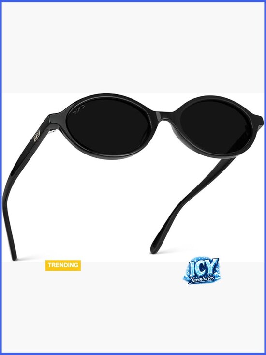 Trendy Oval Sunglasses with Anti-Reflective Lenses, 100% UVA/UVB Protection, main image 4